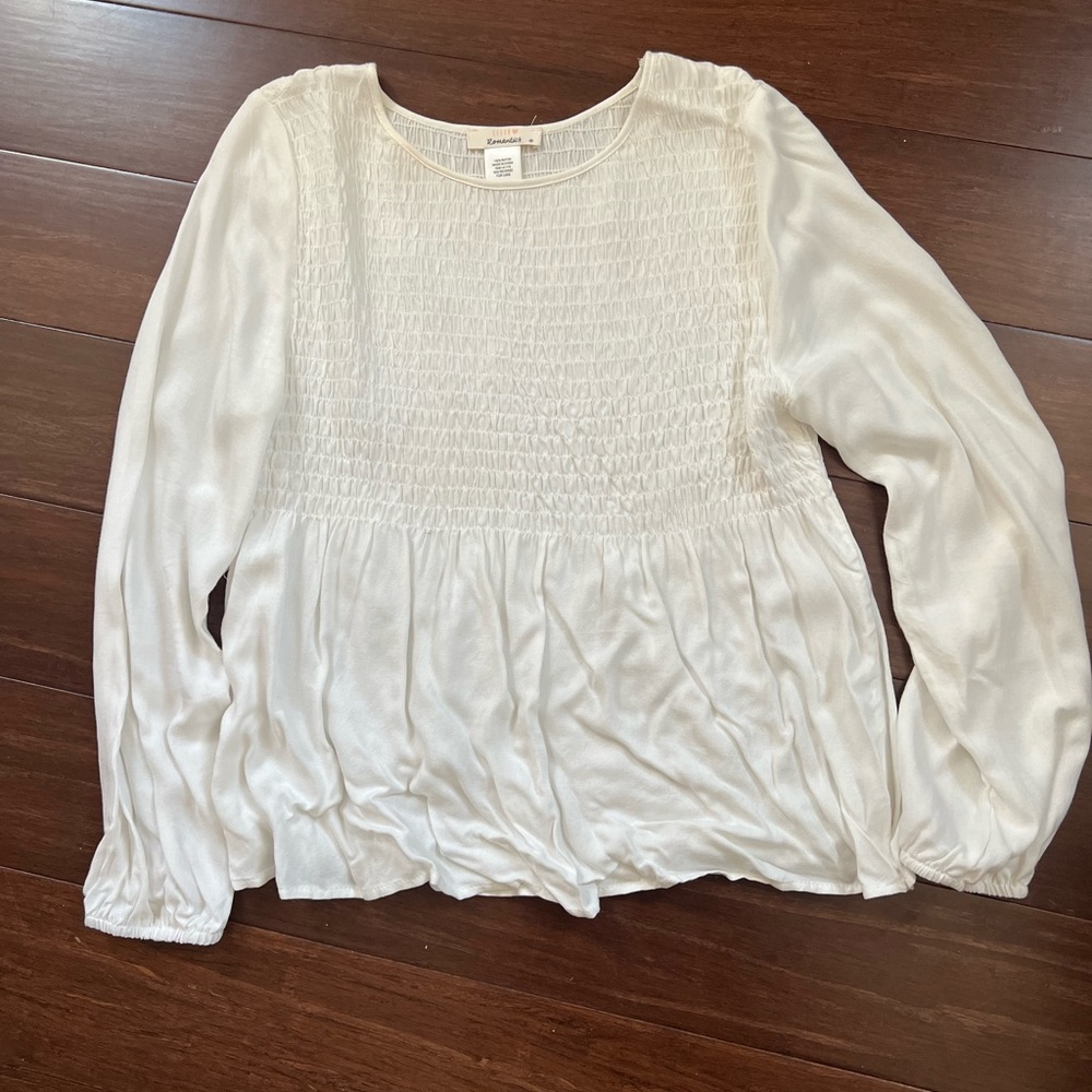 Urban Romantics Peplum Stretch Blouse